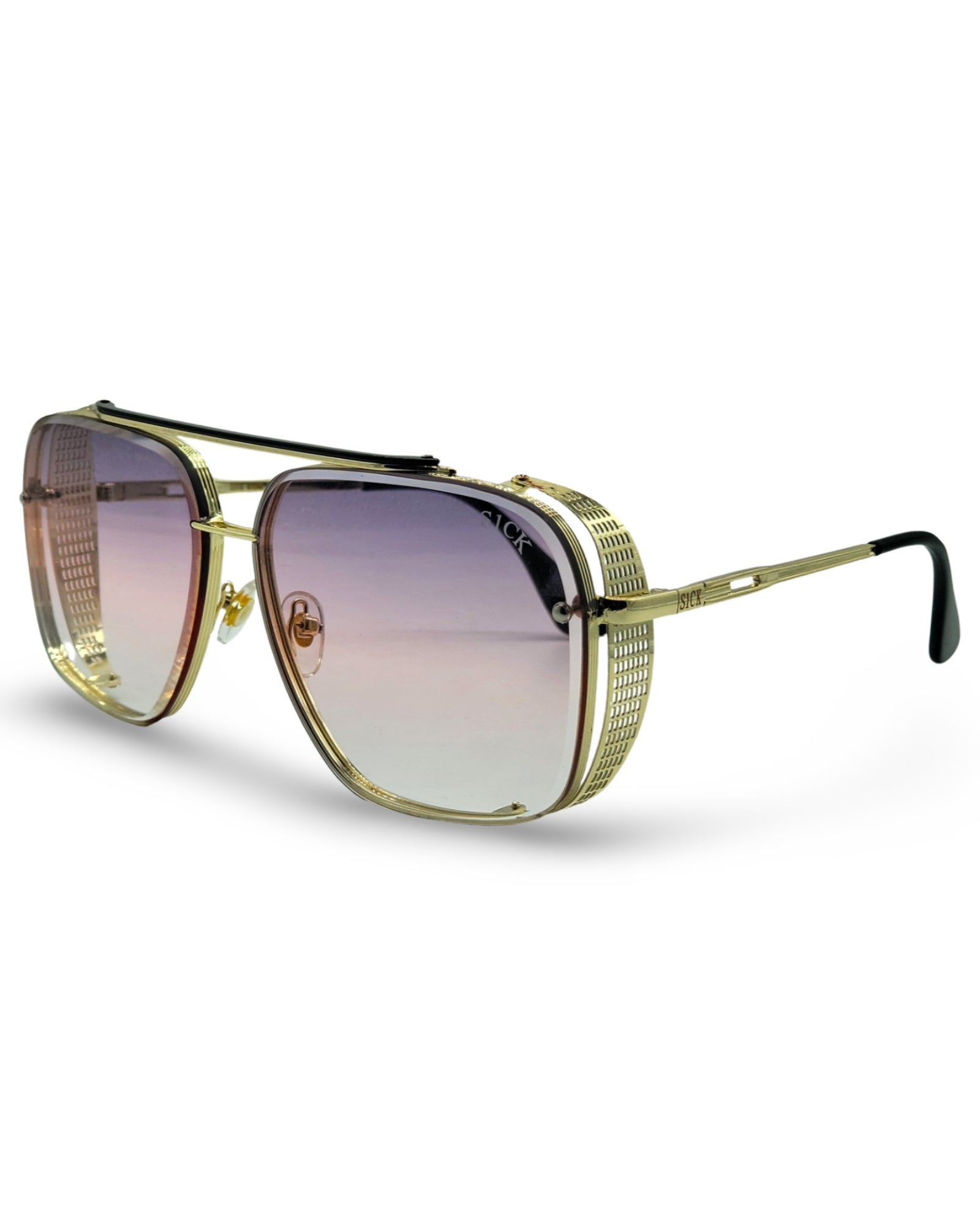 a close up of a pair of glasses