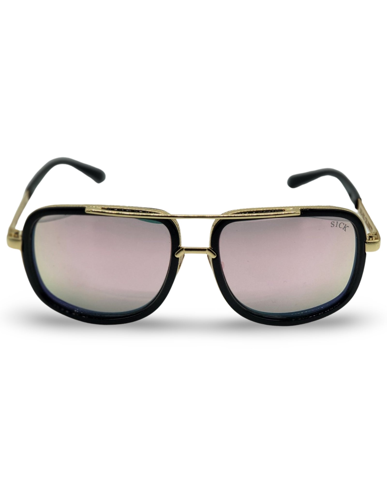 a pair of glasses sitting on top of a table