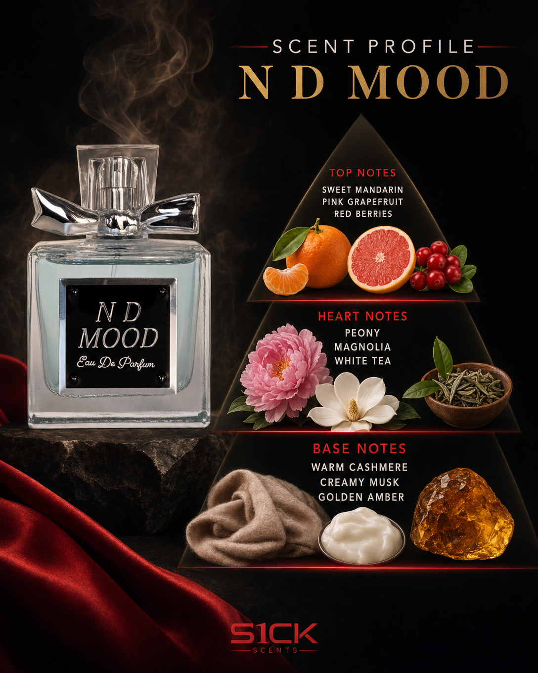 N D Mood Pheromone Perfume For Women| Regular Size (2OZ)