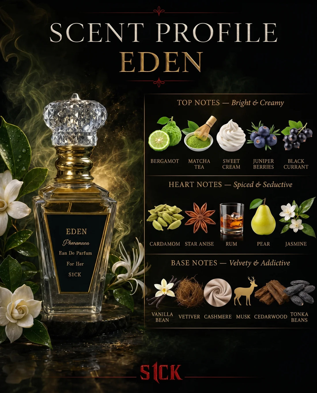 NEW Eden Pheromone Perfume For Women| Regular Size (2OZ)