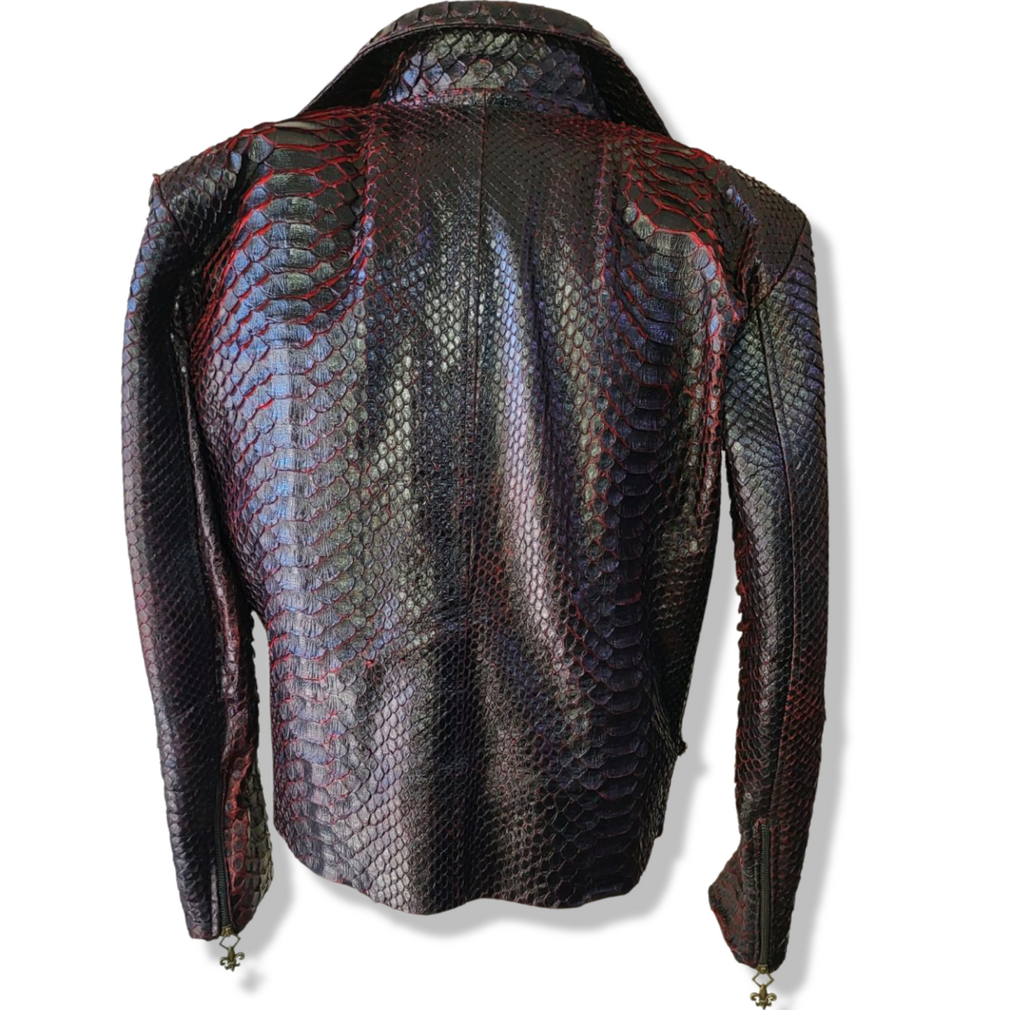 Blood Dragon Python Leather Jacket
